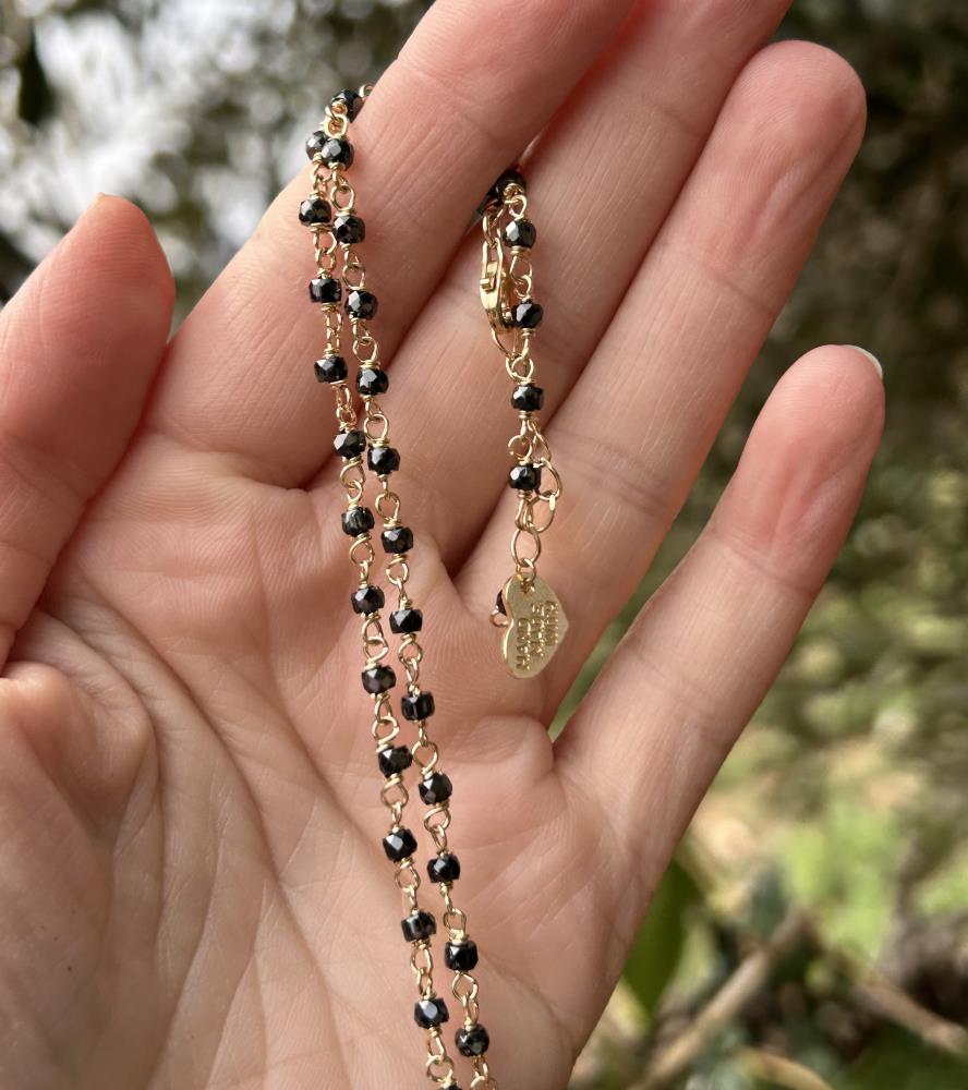 blue zirconia necklace