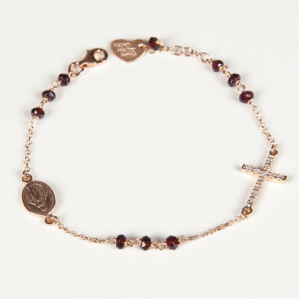 Bracciale religioso in granato